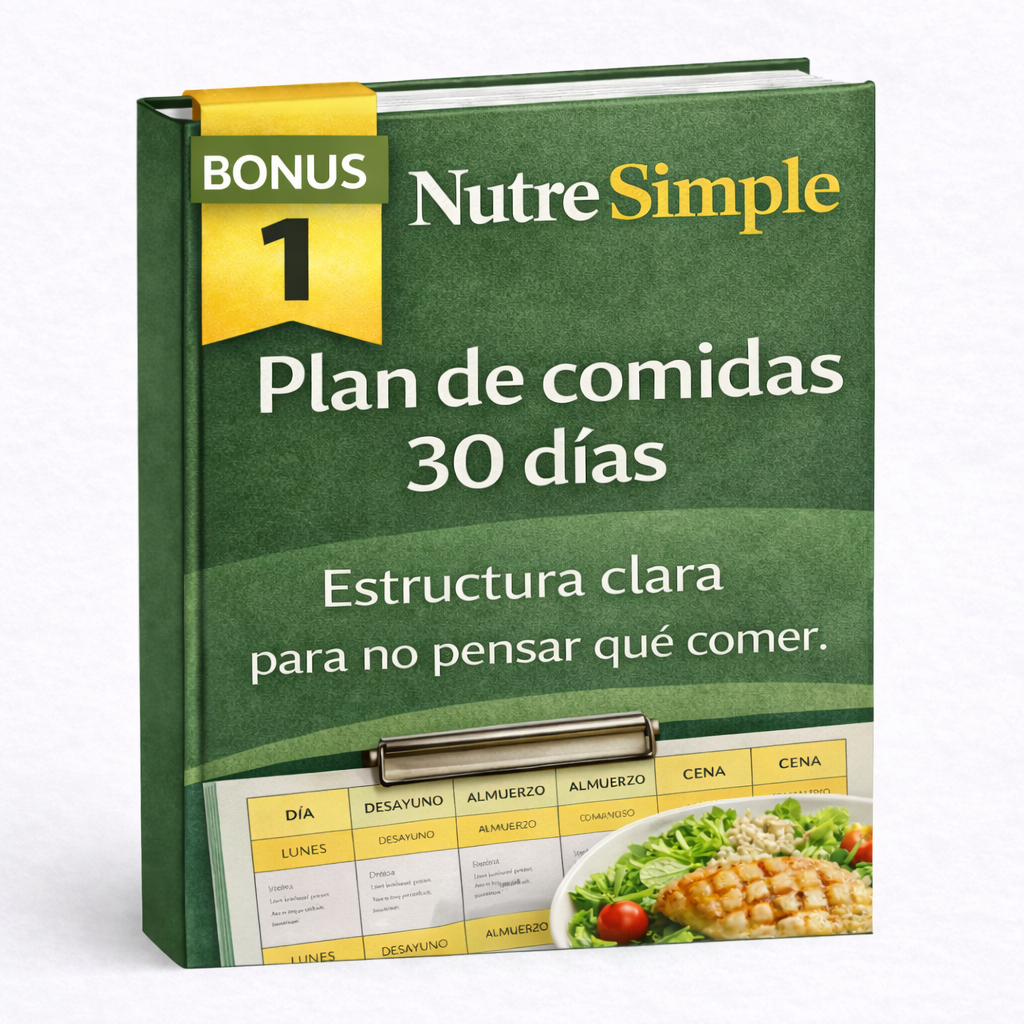 LIBRO DIGITAL NUTRE SIMPLE + 6 BONOS DE REGALO